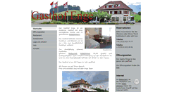 Desktop Screenshot of gasthofenge.ch